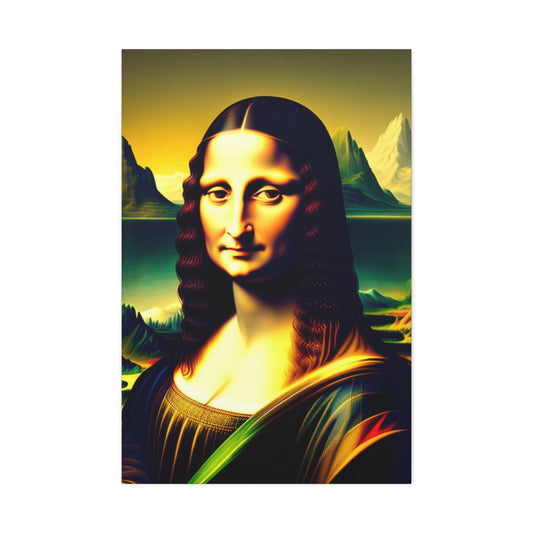 AI Mona Lisa Canvas Print