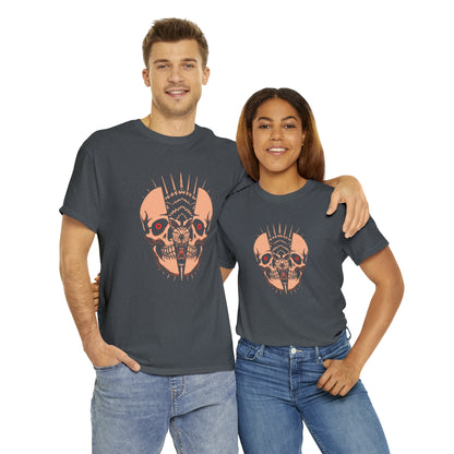 Wolf & Skull Tattoo Design T-Shirt
